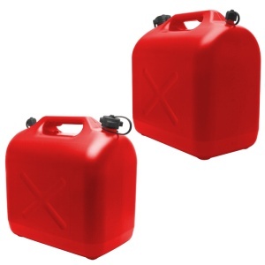 Cană de combustibil - plastic - 20 L - roșie - Img 2