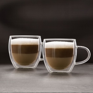 Capuccino flacon de perete dublu - 250 ml - 2 bucăți / ambalaj