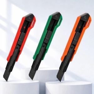 Cutter 15cm cu Lama Retractabila 18mm, Diferite Culori 30/set - Img 2