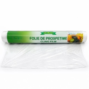 Folie Alimentară 20m, 29cm Latime, Transparentă, Rola Bucătărie pentru Ambalare