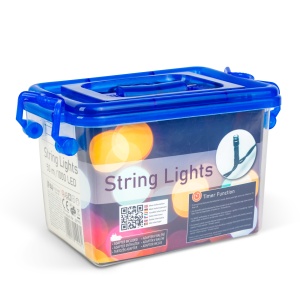 Ghirlandă luminoasă - 50 m - colorată - 1000 LED-uri - 220-240V - 9W - cablu transparent - Img 4