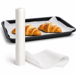 Hârtie de Copt Alba 50m, Rola Antiaderentă pentru Cuptor - Img 2