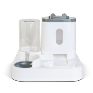 Hranitor și dozator automat de apă pentru animale de companie – 1000 ml apă – 2300 ml hrană