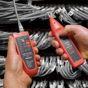 Identificator de perechi de fire cu semnal sonor și LED - cu tester cabluri RJ45