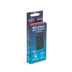 Întrerupător cinetic mini - 433 Mhz - 1 canal - negru mat - Img 2