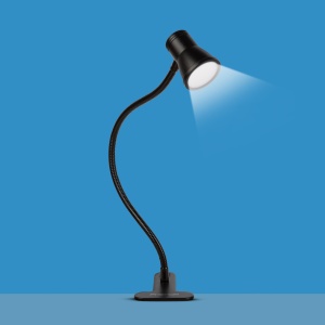 Lampă de birou flexibilă - cu clemă - USB - intensitate și temperatură de culoare reglabilă - LED - Img 2