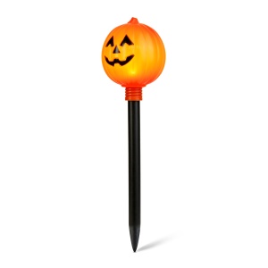 Lampă de grădină Halloween cu țăruș - dovleac - cu baterii - 34 x 9,5 cm - Img 3
