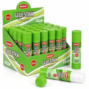 Lipici Solid 12/set, Tip Stick 36g, pentru Hârtie, Carton și Craft, Nontoxic