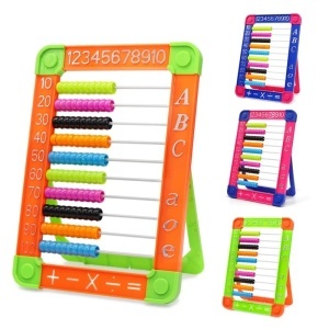 Numaratoare Scolara 26×18cm, cu Suport din Plastic, Diferite Culori