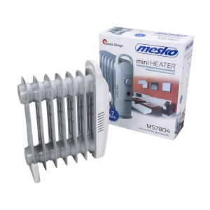 Radiator pe ulei Mesko - 220-240 V - 700 W - 7 elemenți - Img 4