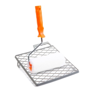 Rolă de vopsit + mâner, grilă de scurgere - 180 mm