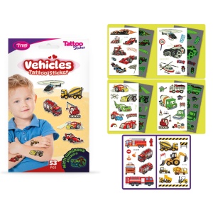 Set autocolant tatuaj vehicule - 53 piese / pachet - Img 4