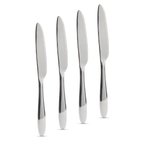 Set de cuțite pentru tacâmuri – oțel inoxidabil – 4 buc / pachet
