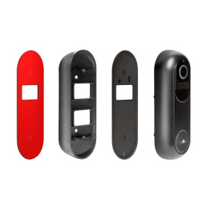 Set videointerfon inteligent Wi-Fi - cu acumulator - MicroSD, FHD, PIR - negru - Img 2