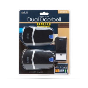 Sonerie wireless digitală fără baterie - Kinetic - receptor dublu - Img 2
