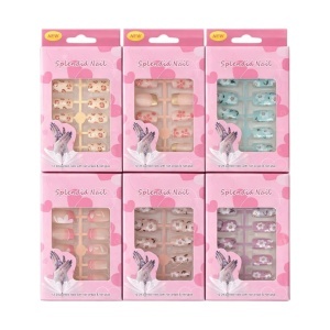 Unghii False 12/set, Aplicare Rapidă cu Bandă Adezivă, Diferite Modele - Img 3