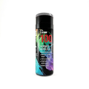 Vopsea email acrilică - pentru metal, plastic și lemn - 400 ml - aluminiu