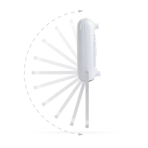 Aerotermă de perete cu suport pentru prosoape - 800/2000W - 240V - Albă - Img 2
