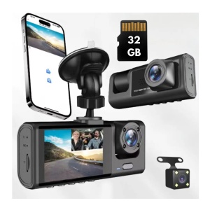Camera auto cu 3 camere - cu ecran putin mai mare