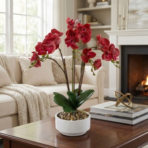 Decor artistic - orhidee - 5 tipuri - 56 cm