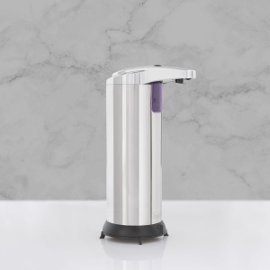 Distribuitor automat de săpun - 220 ml - picioare - baterie - crom - Img 2