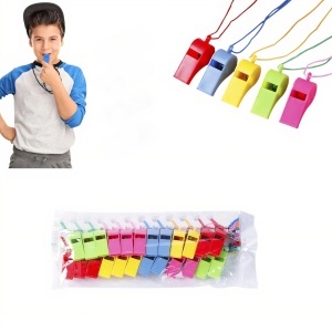 Fluier 24/set din Plastic 4cm, Diferite Culori