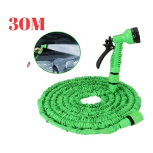 Furtun extensibil de grădină 30 m, cu pistol de stropit