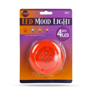 Iluminare pentru Halloween cu LED - LED 4 culori - 2 x AAA - portocaliu - 77 x 35 mm - Img 3