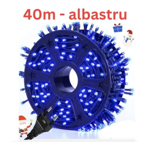 Instalatie LED tip rola 50m - albastru (lungime reala 40m)