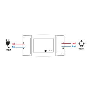 Întrerupător inteligent Wi-Fi mascat - 90-250V, 16A - compatibil cu Amazon Alexa, Google Home, IFTTT - Img 3