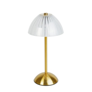 Lampa de masa - auriu - caldura reglabila, luminozitate - baterie USB - Img 2
