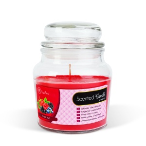 Lumanare parfumata - cu capac - fructe de padure - 310 g - Img 3