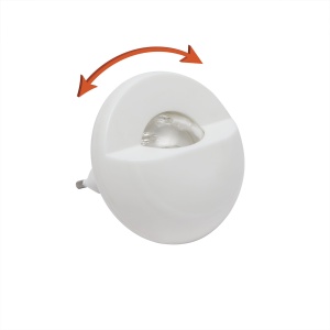 Lumină de veghe cu LED, cu cap rotativ, cu senzor de lumină - cu LED - Img 3