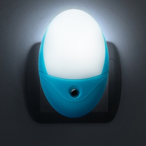 Lumină de veghe - cu senzor de lumină - 240 V - albastru