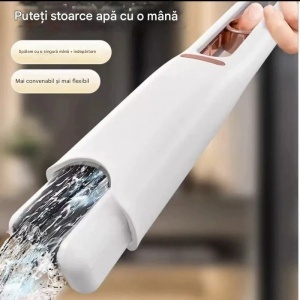 Mop de Mana Portabil 25cm, Cu Sistem de Stoarcere Curatare Manuala - Img 3