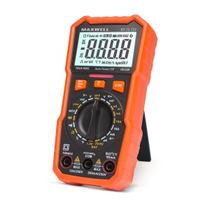 Multimetru digital cu tester baterii, măsurarea temperaturii + funcție de lampă de lucru