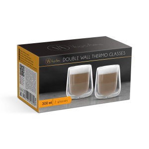 Pahar cu perete dublu - 300 ml - 2 / ambalaj - Img 2