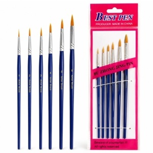 Pensule pentru Pictura 6/set, Diferite Dimensiuni