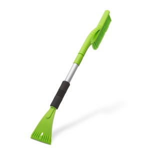 Perie telescopică de zăpadă cu racletă de gheață