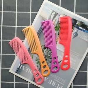 Pieptene de Păr 20.5cm din Plastic, 12/set, Diferite Culori