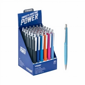 Pixuri Vinson 36/set cu Mecanism cu Buton, Diferite Culori
