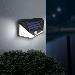 Reflector solar cu senzor de mișcare - de perete - 136 LED-uri