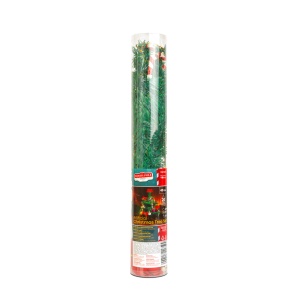 Set brad artificial - brad artificial de 40 cm + 20 ornamente - verde - plastic - Img 3