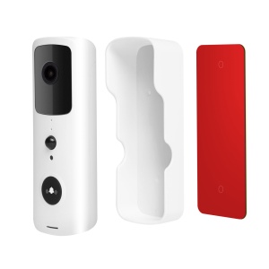 Set videointerfon inteligent Wi-Fi - cu acumulator - MicroSD, FHD, PIR - alb - Img 2