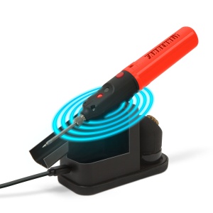 Stație de lipit cu acumulator - cu încărcare wireless și burete de curățare