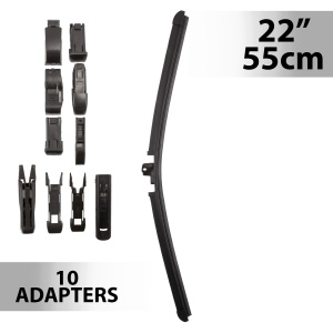 Ștergător 22"/55 cm – cu 10 adaptoare