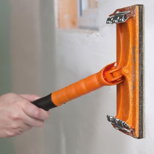 Suport manual pentru șmirghel de tavan - cu mâner - 210 x 105 mm