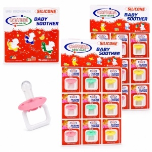 Suzete Silicon 0-18 Luni pentru Bebelusi, 24/set Diferite Culori