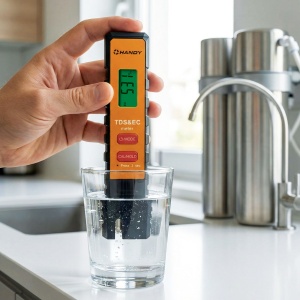 TDS/EC digital – aparat de măsurare a mineralelor – 0–4999 ppm – pe baterii - Img 3
