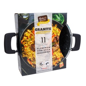 Baker's Secret - oala de aluminiu cu capac - 28 cm